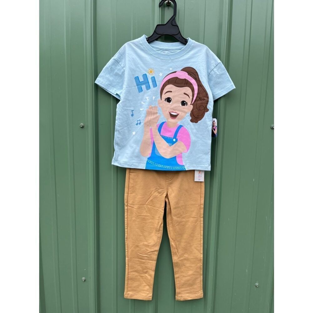 Toddler Girls Ms Rachel T-Shirt & Pants 2-Piece Set Size 5T